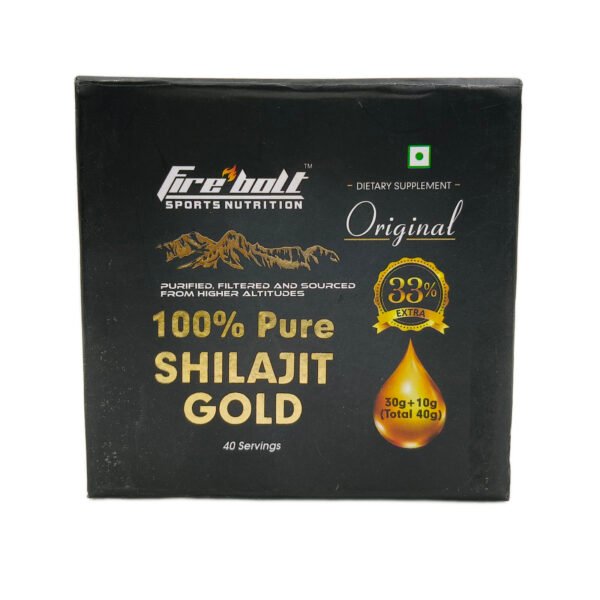 Firebolt Sports Nutrition - 100% Pure Shilajit Gold