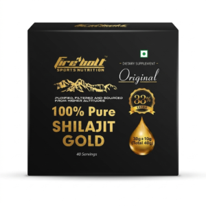 Firebolt Sports Nutrition - 100% Pure Shilajit Gold