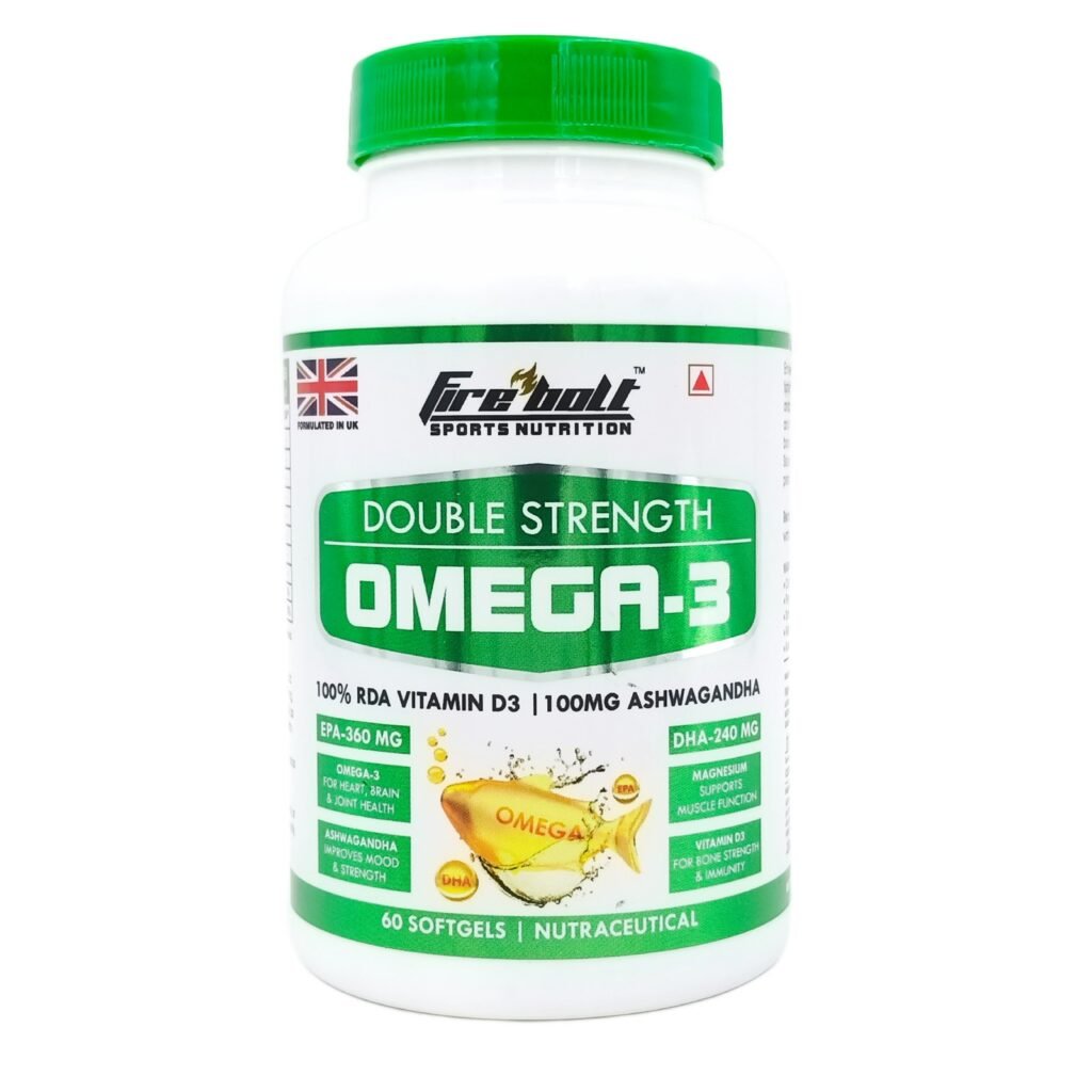 Firebolt Sports Nutrition – Omega-3 | Double Strength